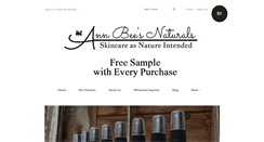 Desktop Screenshot of annbeesnaturals.com